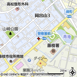 マクドナルド藤枝岡出山店周辺の地図