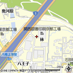 京都府八幡市上津屋（林）周辺の地図