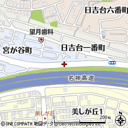 大阪府高槻市宮が谷町周辺の地図