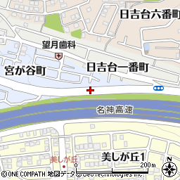 大阪府高槻市宮が谷町周辺の地図
