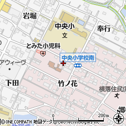 愛知県額田郡幸田町横落竹ノ花7-3周辺の地図