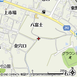 愛知県額田郡幸田町野場大日蔭38周辺の地図