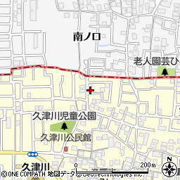 京都府城陽市平川野原34-20周辺の地図