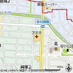 アオキスーパー武豊店周辺の地図