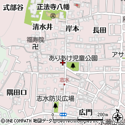 京都府八幡市八幡清水井154周辺の地図