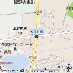 安塚町西周辺の地図