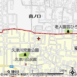 京都府城陽市平川野原34周辺の地図