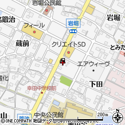 ＪＡ　Ｊセルフ幸田ＳＳ周辺の地図