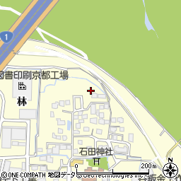 京都府八幡市上津屋里垣内4周辺の地図
