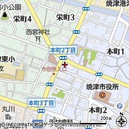 静岡中央銀行焼津支店 ＡＴＭ周辺の地図