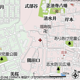 京都府八幡市八幡清水井213周辺の地図