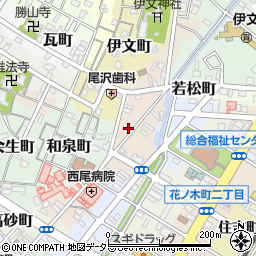 愛知県西尾市神下町34周辺の地図