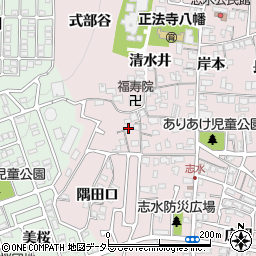 京都府八幡市八幡清水井194周辺の地図