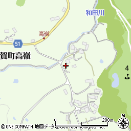 滋賀県甲賀市甲賀町高嶺516周辺の地図