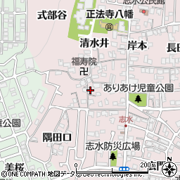 京都府八幡市八幡清水井140周辺の地図