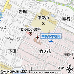 愛知県額田郡幸田町横落竹ノ花5周辺の地図