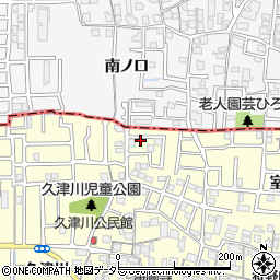 京都府城陽市平川野原34-11周辺の地図