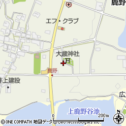 兵庫県小野市鹿野町2467周辺の地図