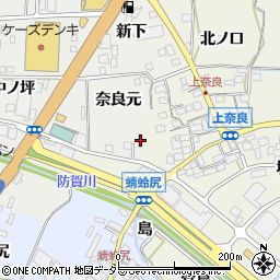 京都府八幡市下奈良奈良元11周辺の地図