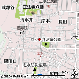 京都府八幡市八幡清水井132周辺の地図