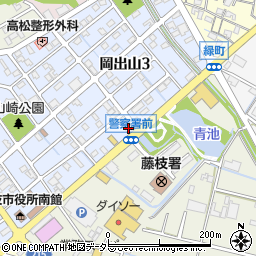 藤接骨院・藤枝警察署前周辺の地図