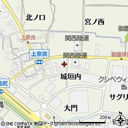 京都府八幡市上奈良城垣内40-2周辺の地図