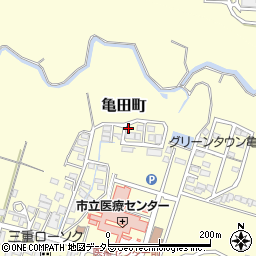 亀田町第一公園周辺の地図