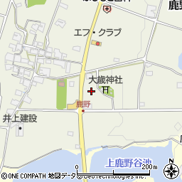 兵庫県小野市鹿野町周辺の地図