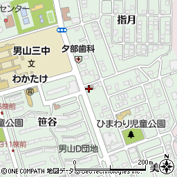 京都府八幡市男山美桜5-29周辺の地図