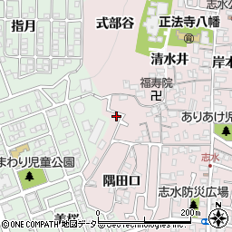 京都府八幡市八幡清水井208周辺の地図