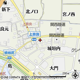 京都府八幡市上奈良城垣内22周辺の地図