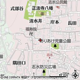 京都府八幡市八幡清水井125周辺の地図
