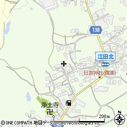 滋賀県甲賀市信楽町江田527-2周辺の地図