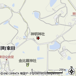 兵庫県三木市吉川町東田984周辺の地図