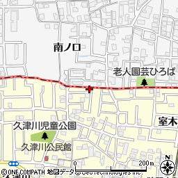 京都府城陽市平川野原34-28周辺の地図