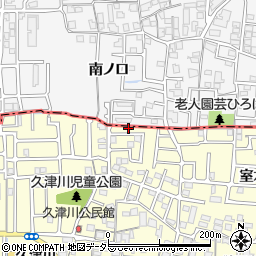 京都府城陽市平川野原34-5周辺の地図