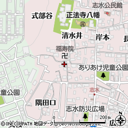 京都府八幡市八幡清水井195周辺の地図