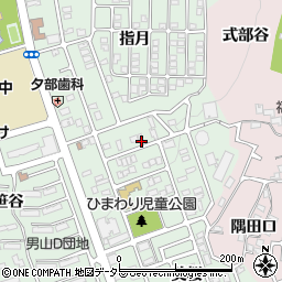 京都府八幡市男山美桜1-28周辺の地図