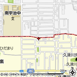 京都府城陽市平川長筬5-9周辺の地図