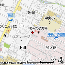 愛知県額田郡幸田町菱池下田11周辺の地図