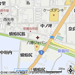 京都府八幡市下奈良蜻蛉尻筋周辺の地図