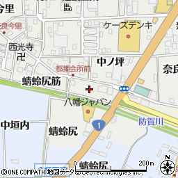 京都府八幡市下奈良（蜻蛉尻筋）周辺の地図