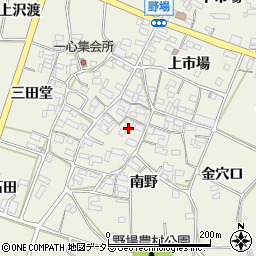 愛知県額田郡幸田町野場南野6周辺の地図