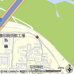 京都府八幡市上津屋里垣内周辺の地図