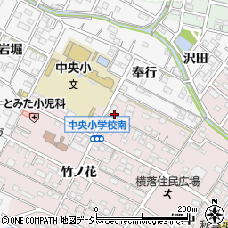 愛知県額田郡幸田町横落北門周辺の地図