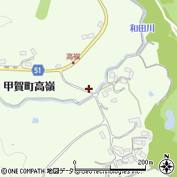 滋賀県甲賀市甲賀町高嶺1388周辺の地図