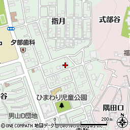 京都府八幡市男山美桜1-4周辺の地図