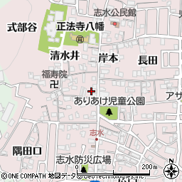京都府八幡市八幡清水井130周辺の地図