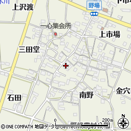愛知県額田郡幸田町野場南野11周辺の地図