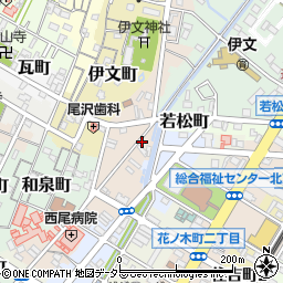 愛知県西尾市神下町25周辺の地図